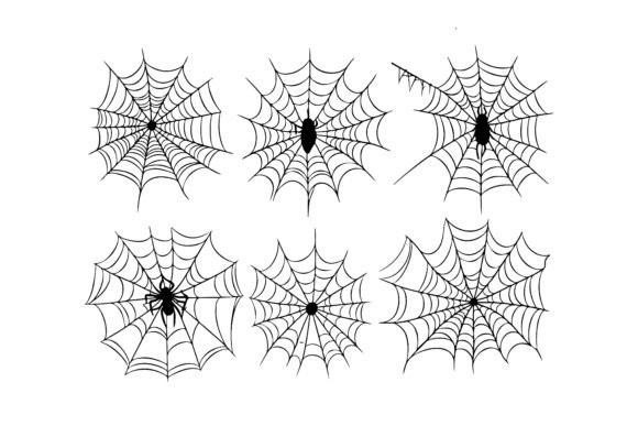 Download Spider Silhouettes, Cobwebs Vector Art - Premium Resources