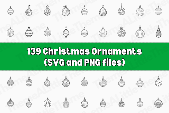 Download Vintage-Inspired Christmas Ornaments - Name Collection